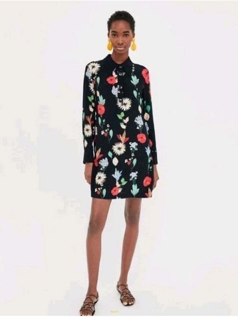Zara Shift Floral Dresses for Women